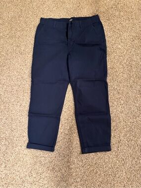 GAP Dark Blue Elastic Waist Chinos new w/o tag